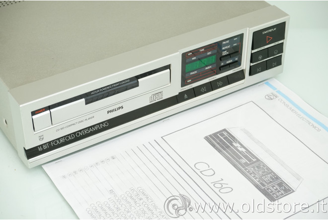 PHILIPS CD 160 USATO VINTAGE IN VENDITA MANUALE