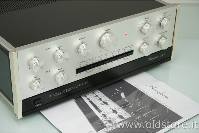 ACCUPHASE C 200 USATO VINTAGE IN VENDITA MANUALE