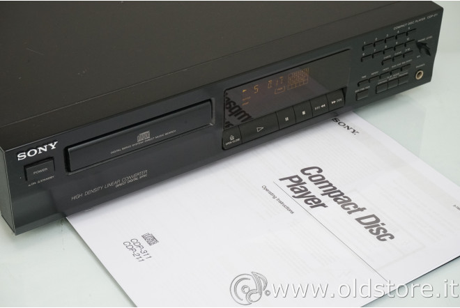 SONY CDP 211 LETTORE CD VINTAGE MANUALE