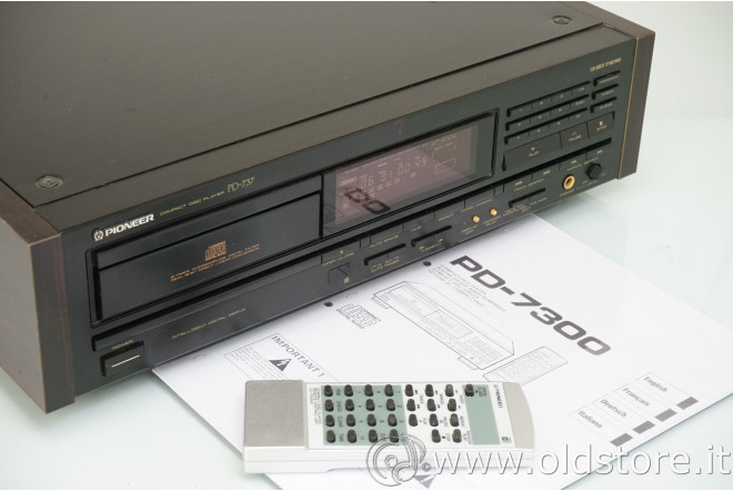 PIONEER PD 737 LETTORE CD VINTAGE COMPLETO