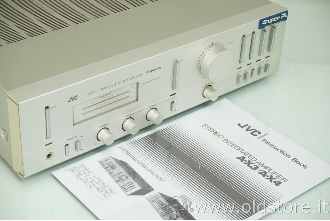 JVC A X3 AMPLIFICATORE INTEGRATO VINTAGE USATO MANUALE