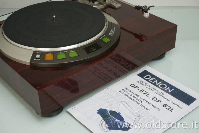 DENON DP 57L USATO VINTAGE IN VENDITA MANUALE