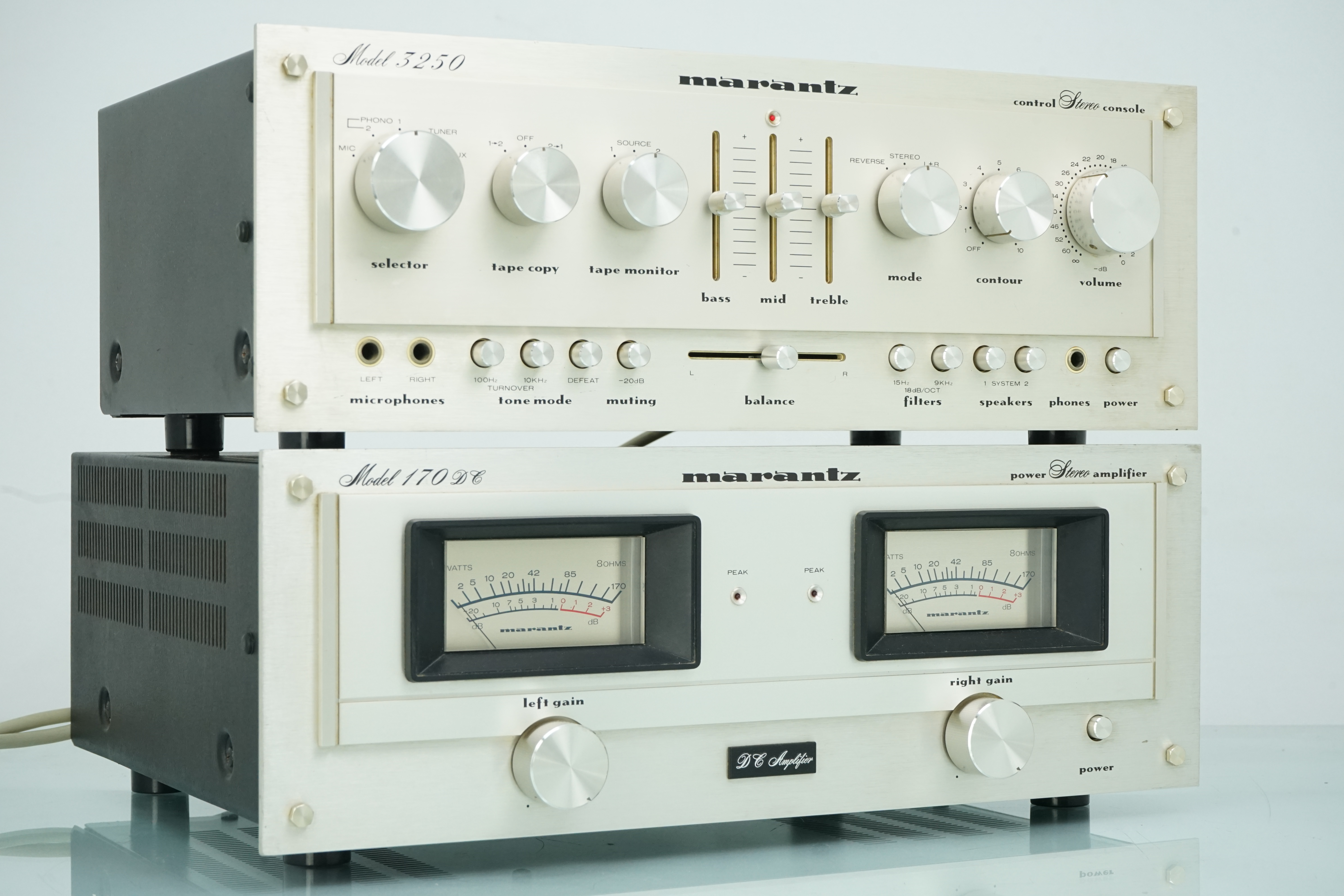 Marantz 3250 - 170 DC - pre e amplificatore finale vintage
